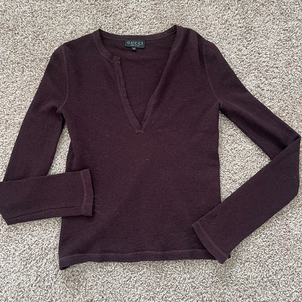 Gucci sweater.